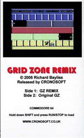 Grid Zone Remix - Box - Back Image