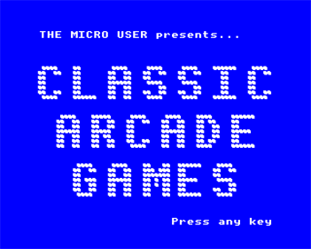 Classic Arcade Games - Screenshot - Game Title Image