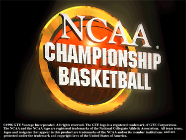 NCAA Championship Basketball - Screenshot - Game Title Image