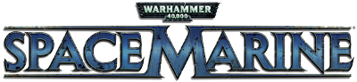 Warhammer 40,000: Space Marine - Clear Logo Image