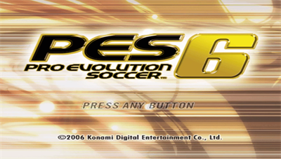 Pro Evolution Soccer 6 - Screenshot - Game Title Image
