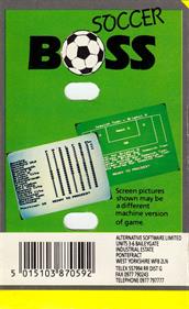 The Boss - Box - Back Image