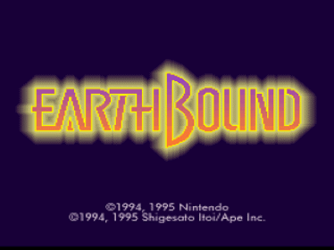 EarthBound - Screenshot - Game Title Image