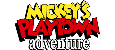 Mickey's Playtown Adventure: A Day Of Discovery! - Clear Logo Image