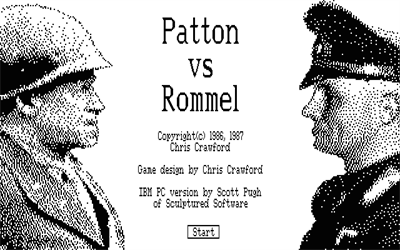 Patton vs. Rommel - Screenshot - Game Title Image