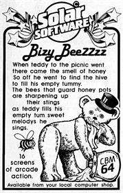 Bizy-BeeZZzz - Advertisement Flyer - Front Image