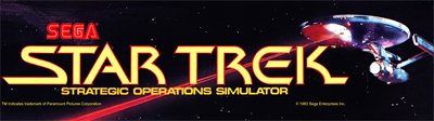 Star Trek: Strategic Operations Simulator - Arcade - Marquee Image