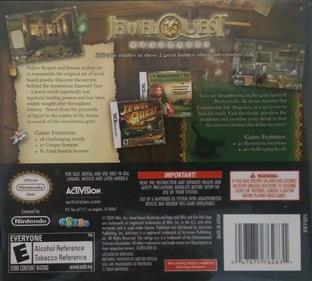 Jewel Quest Mysteries - Box - Back Image