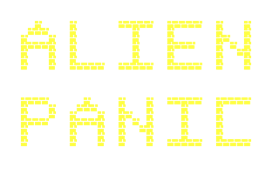 Alien Panic 64 - Clear Logo Image