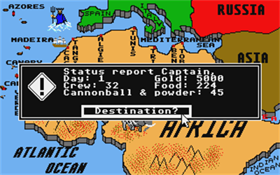 Pirates of the Barbary Coast - Screenshot - Gameplay Image