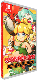 Wonder Boy Returns Remix - Box - 3D Image