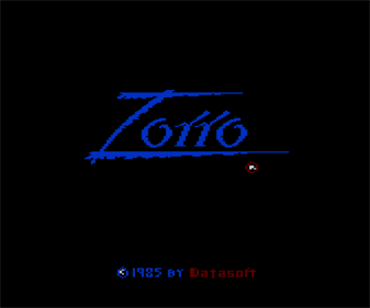 Zorro - Screenshot - Game Title Image