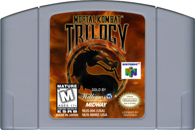 Mortal Kombat Trilogy - Cart - Front Image