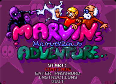 Marvin's Marvellous Adventure - Screenshot - Game Title Image