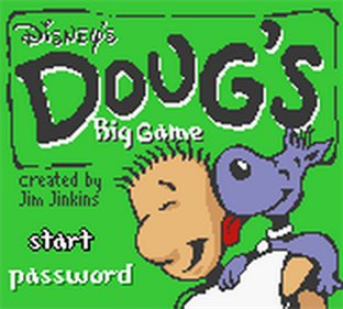 Doug: Doug's Big Game - Screenshot - Game Title Image