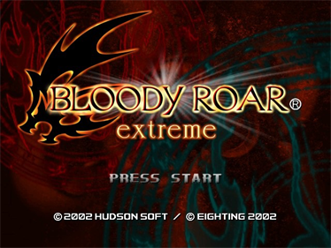 Bloody Roar: Primal Fury - Screenshot - Game Title Image