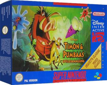Timon & Pumbaa's Jungle Games - Box - 3D Image