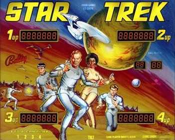 Star Trek (Bally) - Arcade - Marquee Image