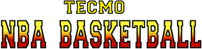 Tecmo NBA Basketball - Clear Logo Image