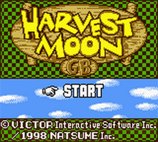 Harvest Moon GBC - Screenshot - Game Title Image