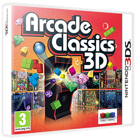 Arcade Classics 3D - Box - 3D Image