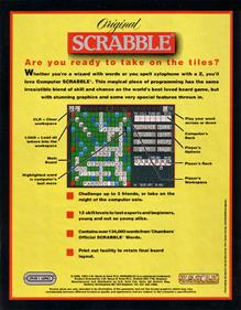 Scrabble: The World's Leading Word Game - Box - Back Image