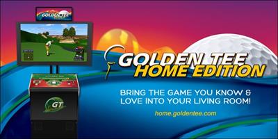 Golden Tee Golf 2012 - Advertisement Flyer - Front Image