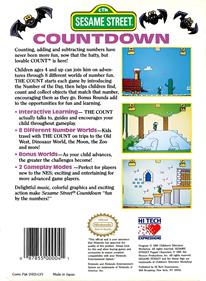 Sesame Street Countdown - Box - Back Image