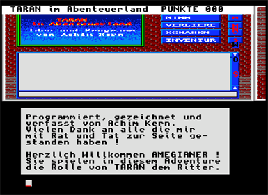 Taran im Abenteuerland - Screenshot - Game Title Image