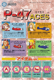 P-47 Aces - Arcade - Controls Information