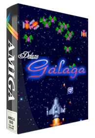 Deluxe Galaga - Box - 3D Image