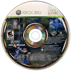 Where the Wild Things Are - Disc Image