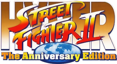 Hyper Street Fighter II: The Anniversary Edition - Clear Logo Image