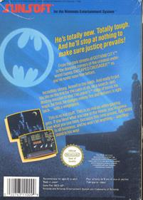 Batman: The Video Game - Box - Back Image