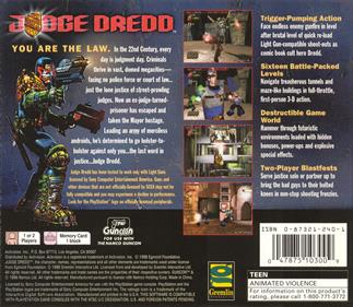 Judge Dredd - Box - Back Image