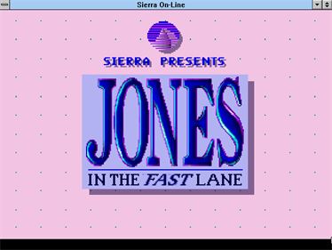Jones in the Fast Lane: CD-ROM - Screenshot - Game Title Image