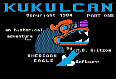 Kukulcan - Screenshot - Game Title Image