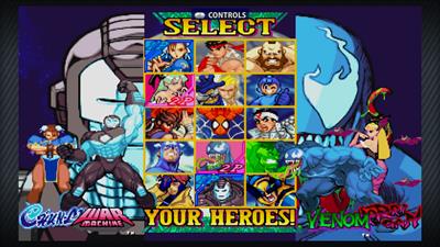 Marvel vs. Capcom Origins - Screenshot - Game Select Image