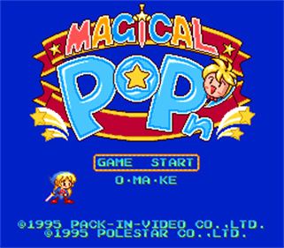 Magical Pop'n - Screenshot - Game Title Image