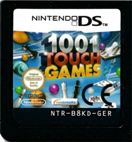 1001 Touch Games - Cart - Front Image