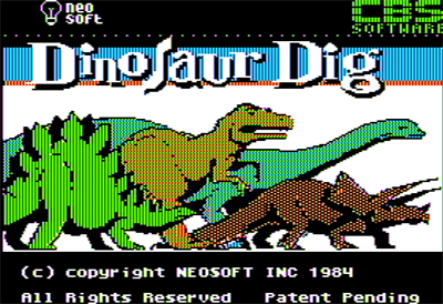 Dinosaur Dig - Screenshot - Game Title Image