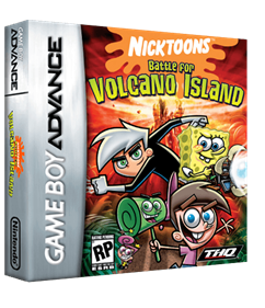 Nicktoons: Battle for Volcano Island - Box - 3D Image