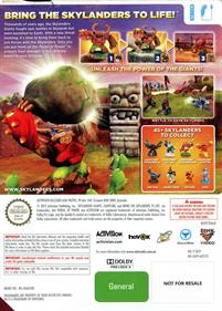 Skylanders: Giants - Box - Back Image