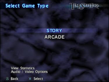 TimeSplitters - Screenshot - Game Select Image