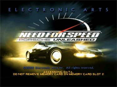 Need for Speed: Porsche Unleashed - Screenshot - Game Title Image