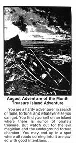 SoftSide Adventure of the Month 03: Treasure Island Adventure