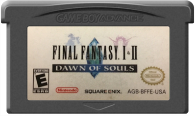 Final Fantasy I & II: Dawn of Souls - Cart - Front Image