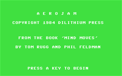 Aerojam - Screenshot - Game Title Image