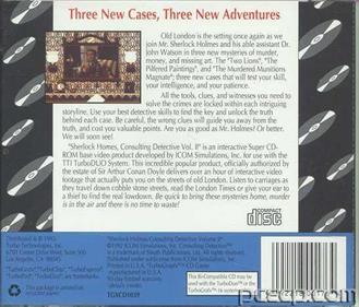 Sherlock Holmes: Consulting Detective Volume 2 - Box - Back Image