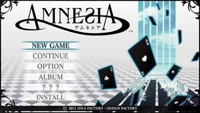 Amnesia - Screenshot - Game Title Image